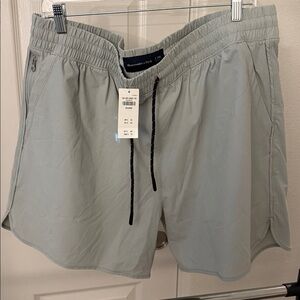 Abercrombie & Fitch Light Gray Athletic Shorts